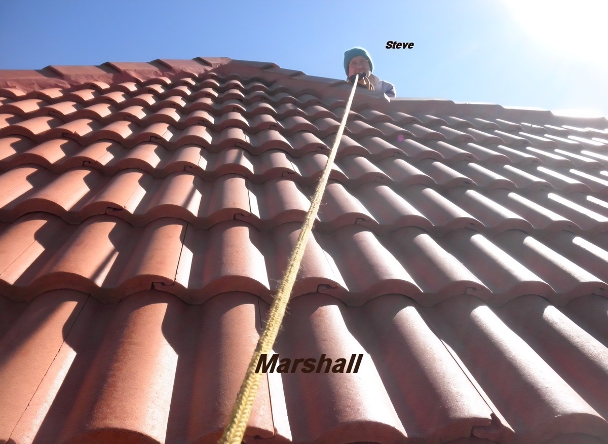 Steve and Marshall tile roof repair
