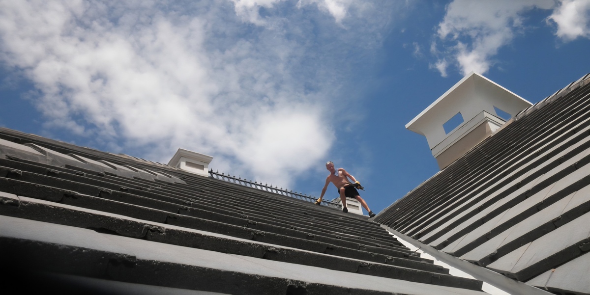 Steve and Marshall tile roof repair