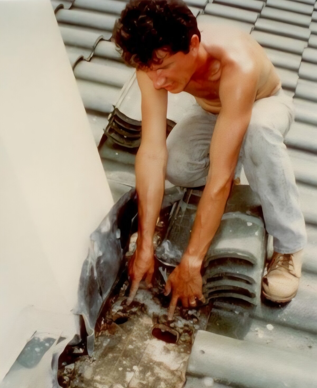 Steve and Marshall tile roof repair