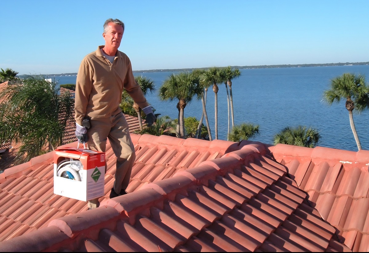 Steve and Marshall tile roof repair