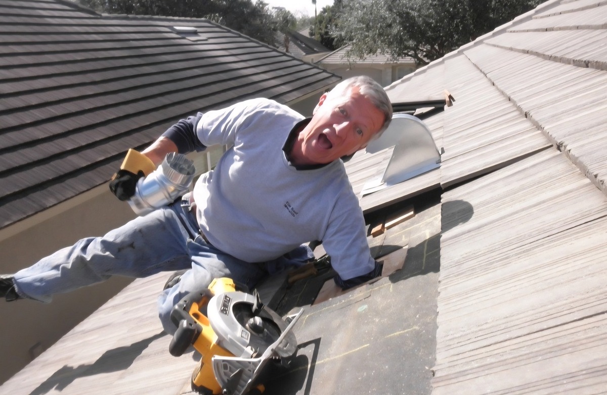 Steve and Marshall tile roof repair